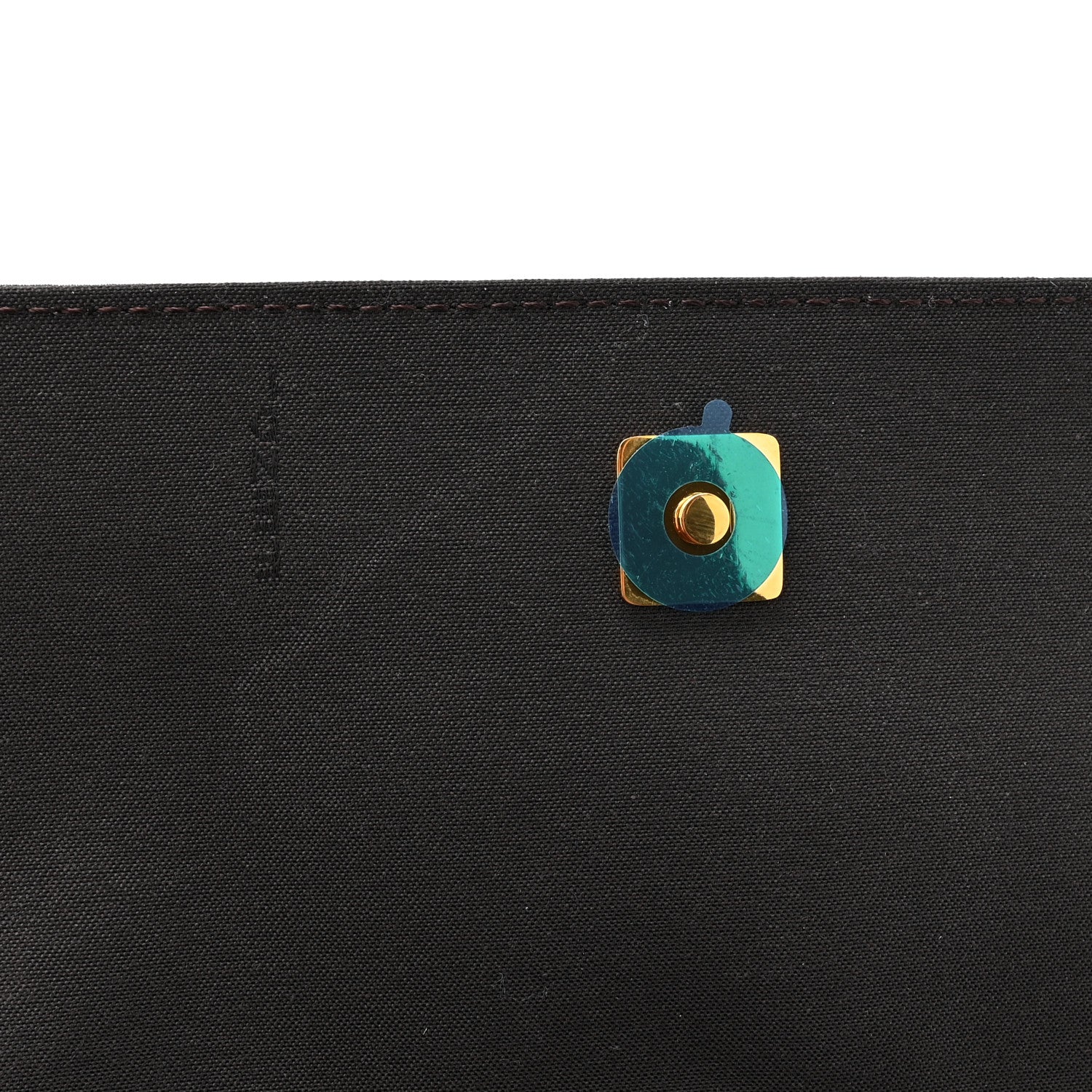 Fendi Fabric Jacquard Vitello Grace FF 1974 Fendigraphy Wallet On Chain Tobacco Moro Ebano 13 of 14
