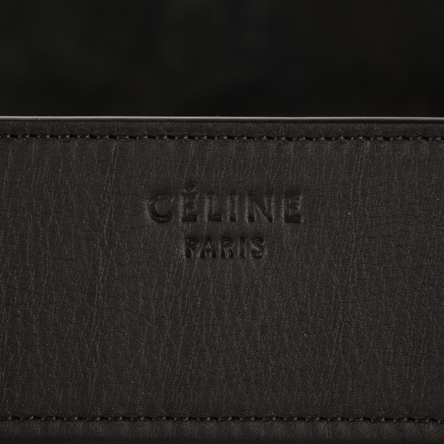 Supple Calfskin Medium Phantom Luggage Black