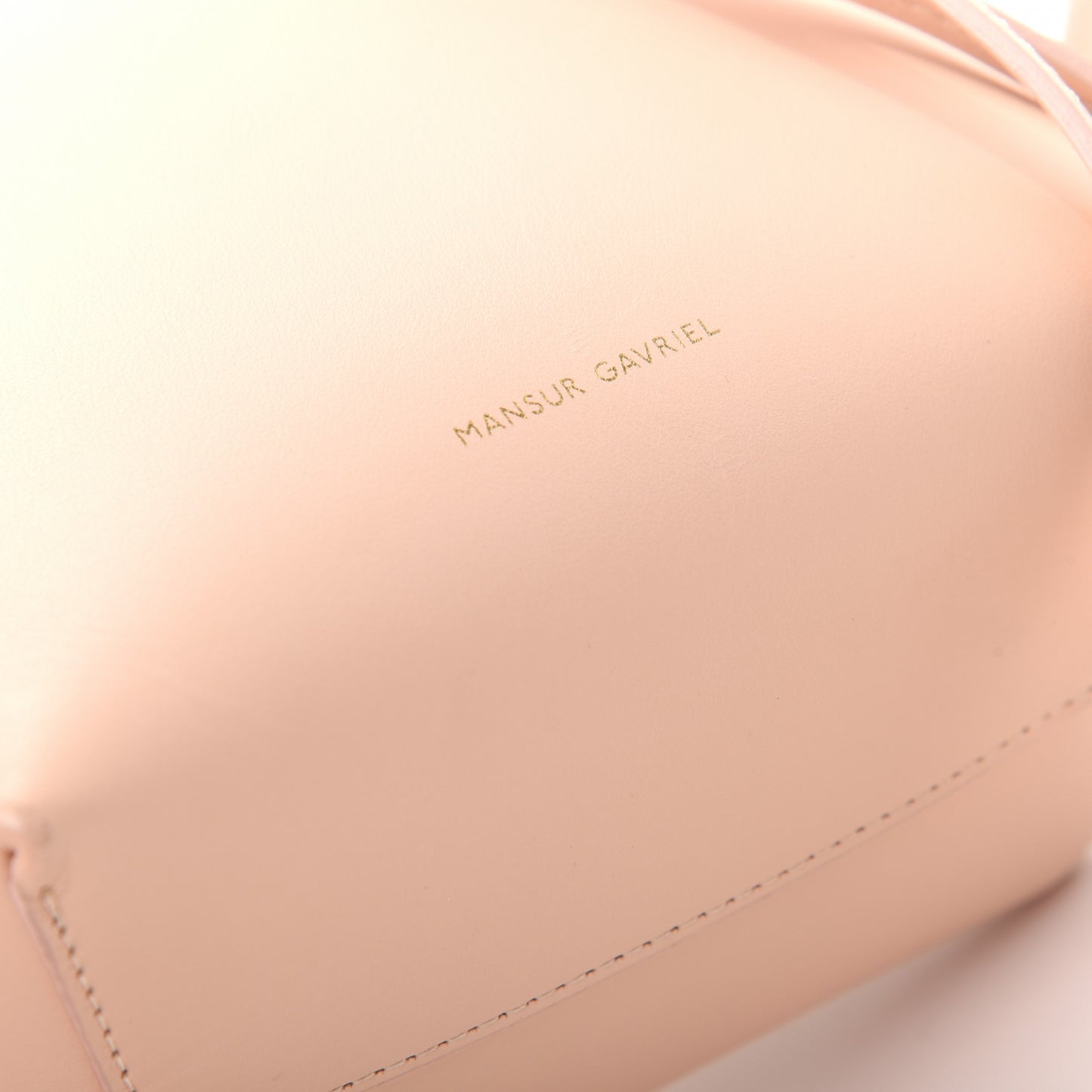 Calfskin Mini Mini Bucket Bag Rosa