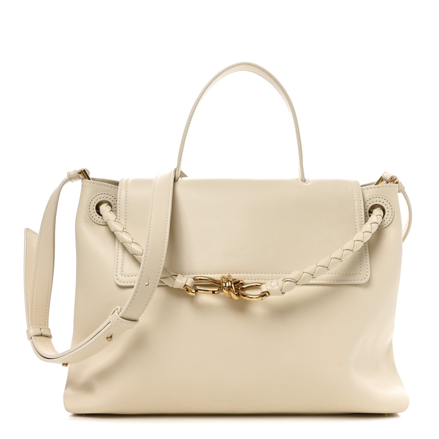 Bottega Veneta Silky Calfskin Medium Ciao Ciao Sea Salt 1 of 11