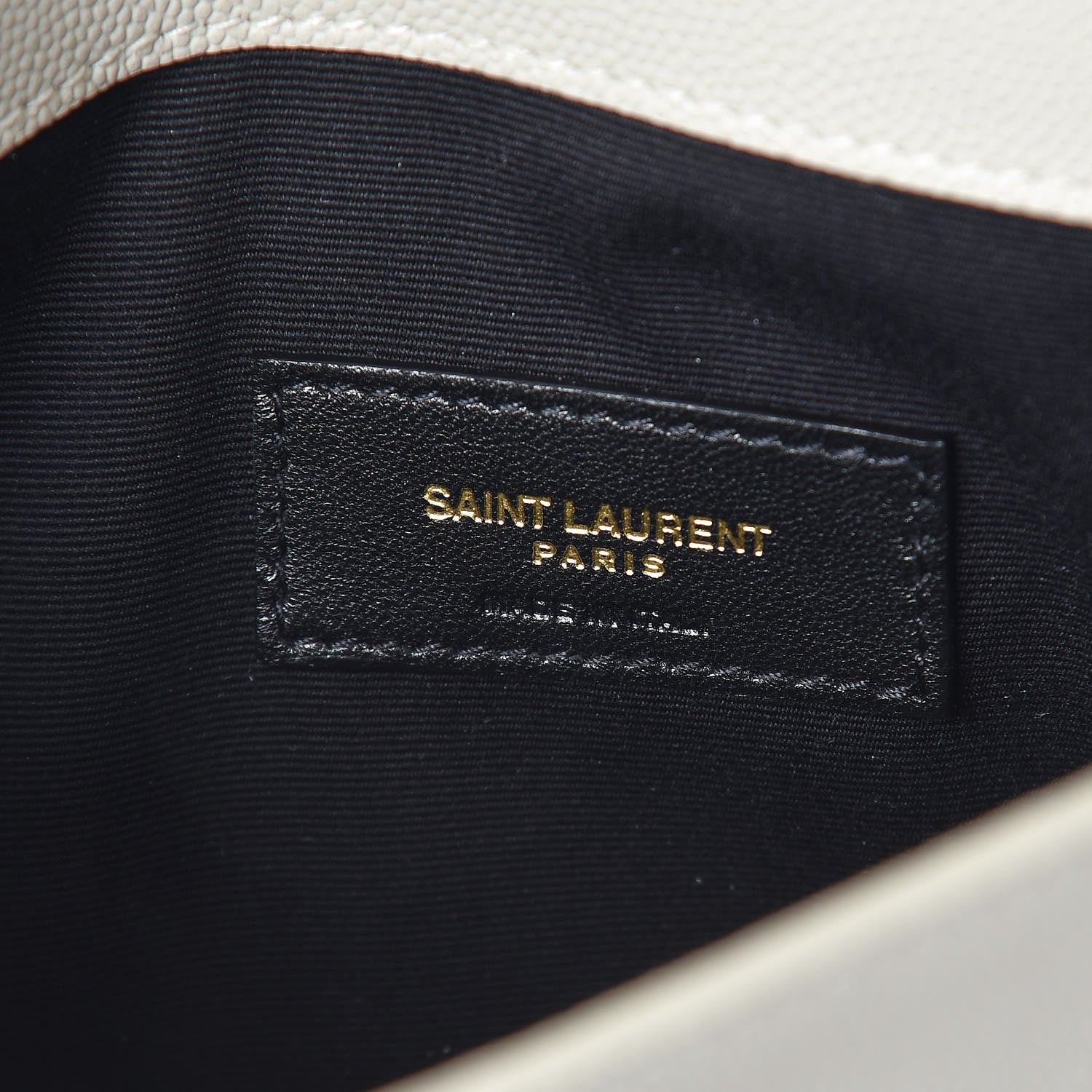 Saint Laurent Grain De Poudre Uptown Pouch Crema Soft 5 of 6
