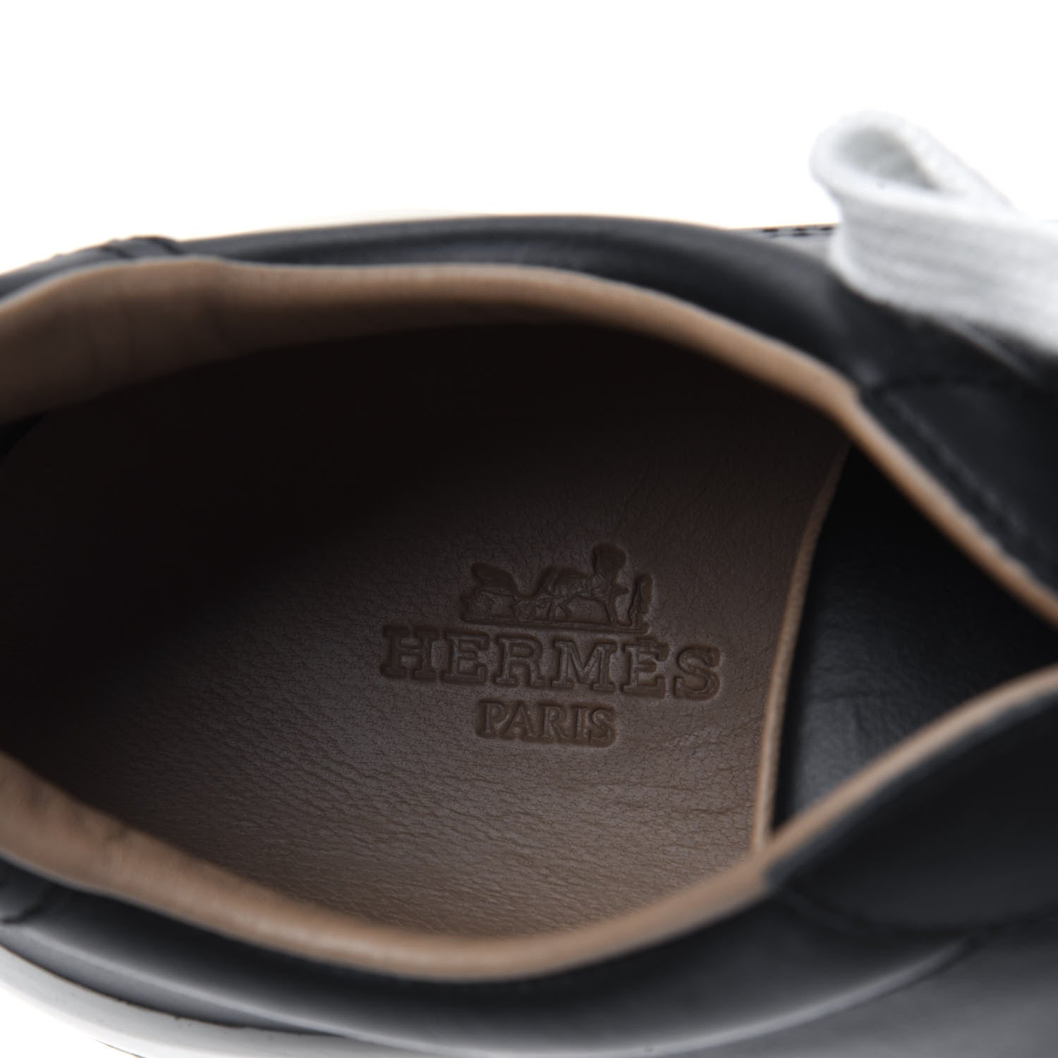 Hermes Calfskin Womens Voltage Sneakers 39 Black 7 of 9