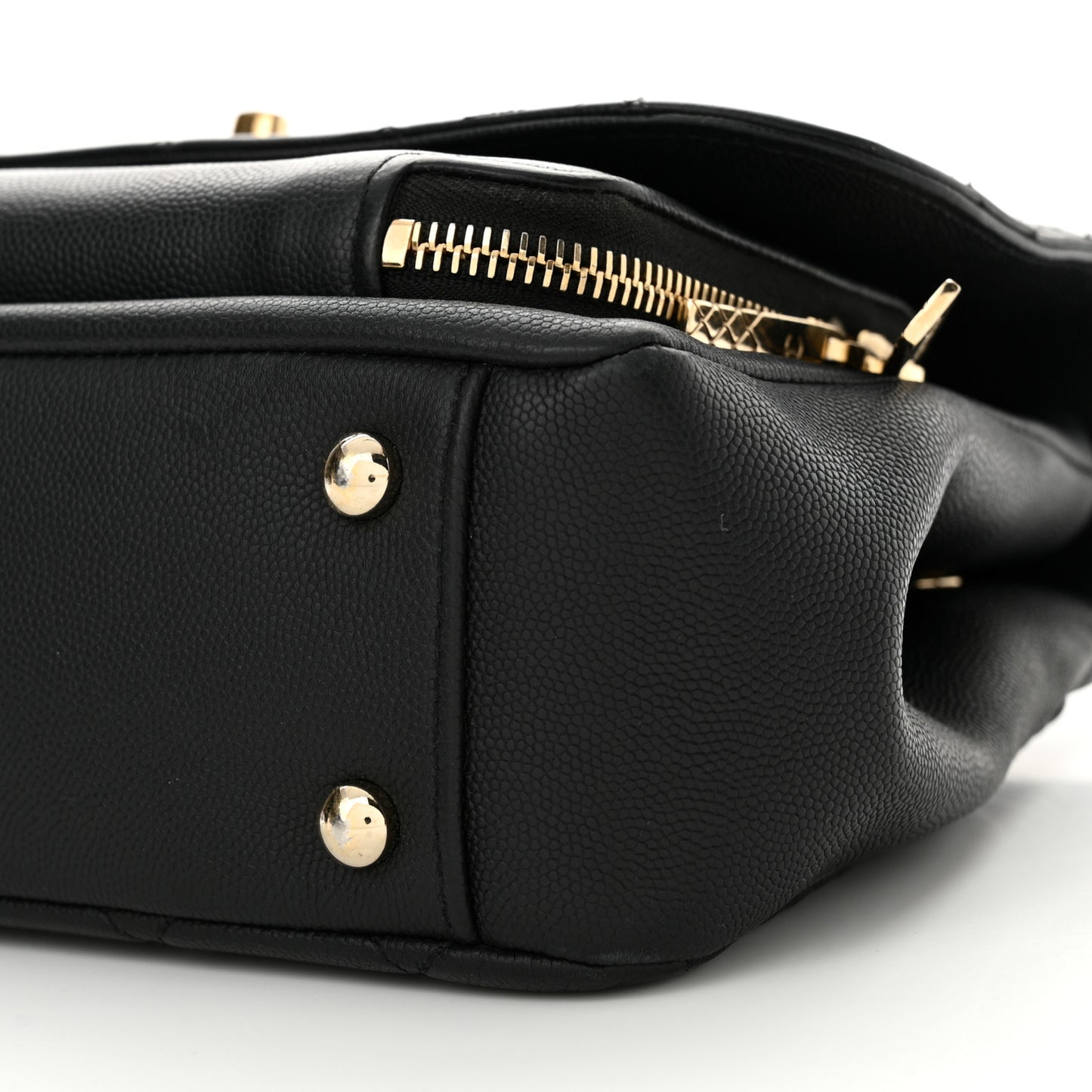 Caviar Quilted Small Business Affinity Flap Black