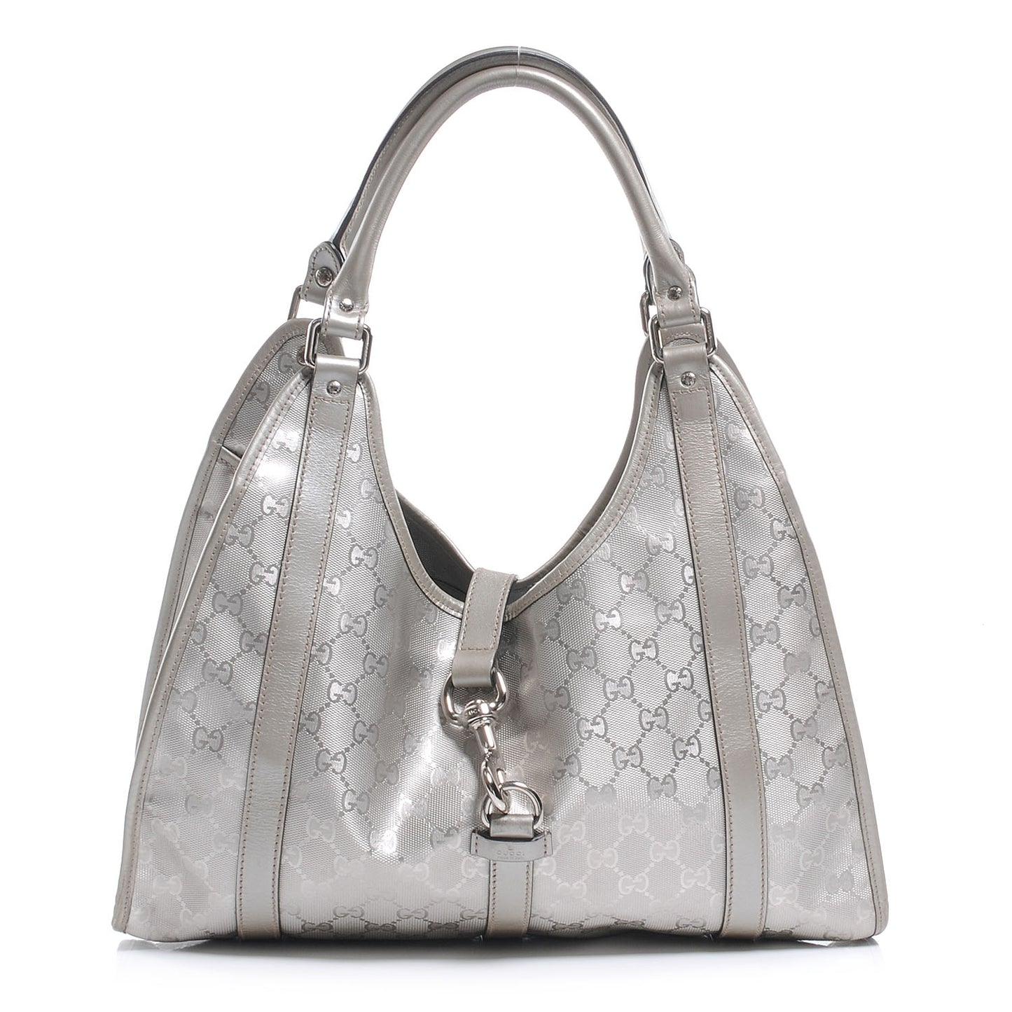 Imprime Monogram Medium Joy Shoulder Bag Silver