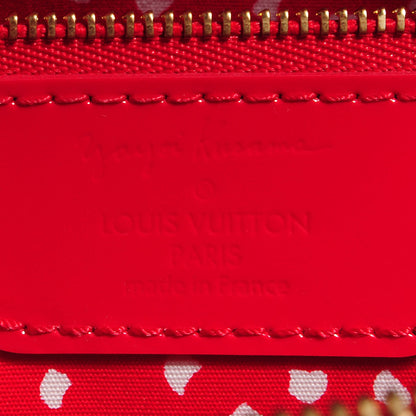 Louis Vuitton Vernis Kusama Infinity Dots Lockit MM Red 6 of 7