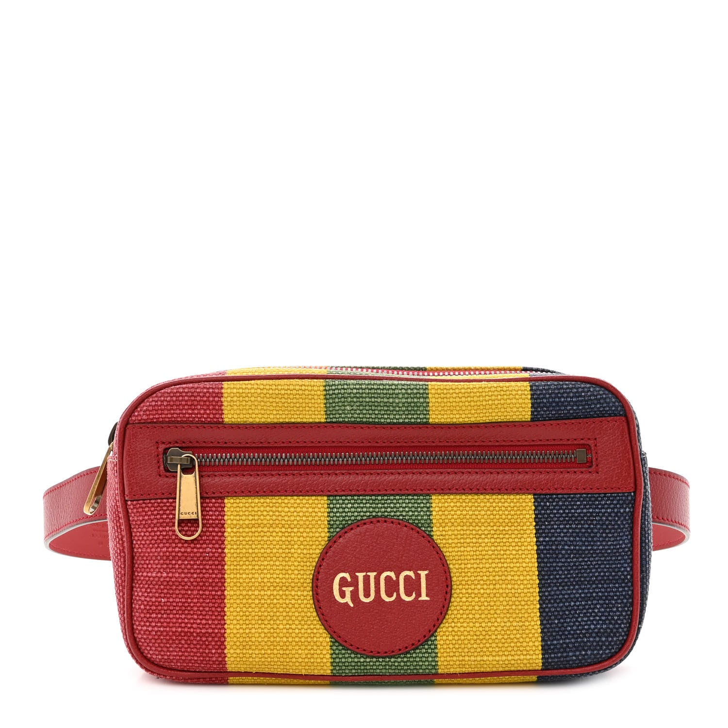 Gucci Canvas Marley Stripe Script Logo Gucci Belt Bag 100 40 Multicolor 1 of 10