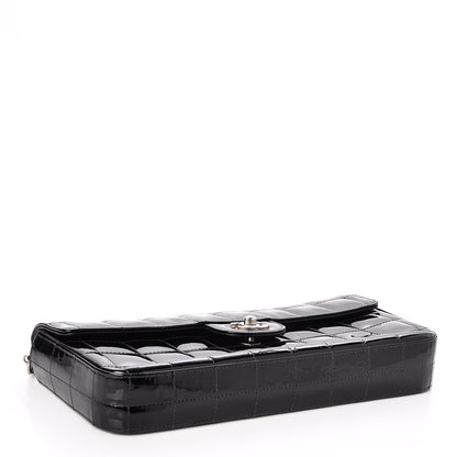 Chanel Patent East West Chocolate Bar Flap Black 4 of 7