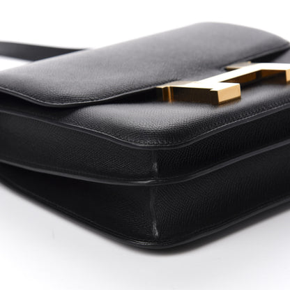 Hermes Epsom Constance 24 Black 6 of 11