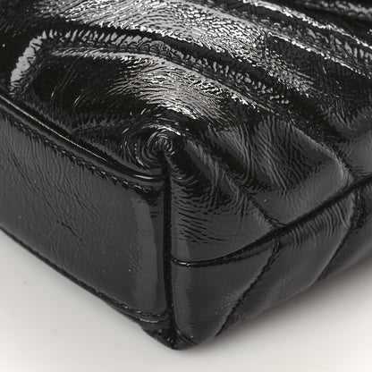 Saint Laurent Patent Y Quilted Monogram Toy Loulou Crossbody Bag Black 9 of 9