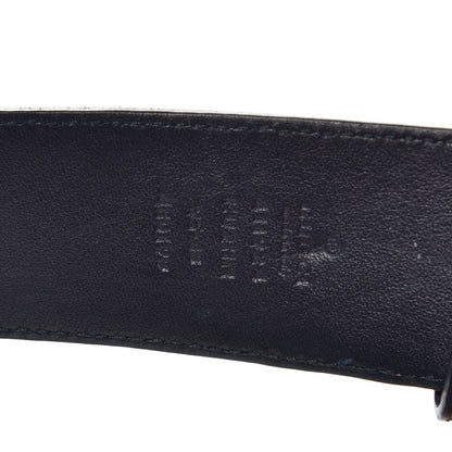 Gucci GG Supreme Monogram Blooms Interlocking G Belt 95 38 Beige Blue Navy 7 of 8