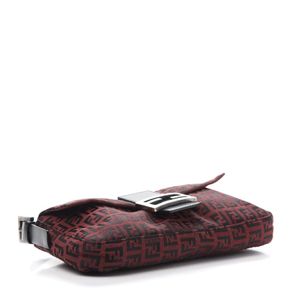 Fendi Zucchino Baguette Red Black 4 of 15