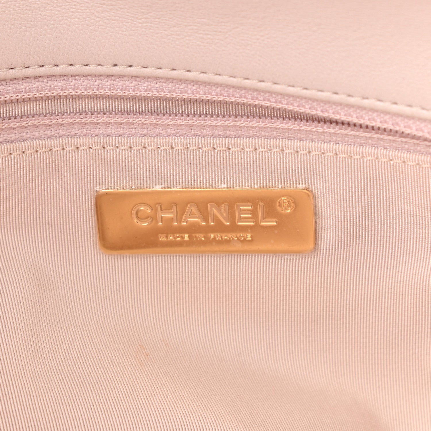 Chanel Lambskin Quilted Large Chanel 19 Flap Light Purple 6 of 11