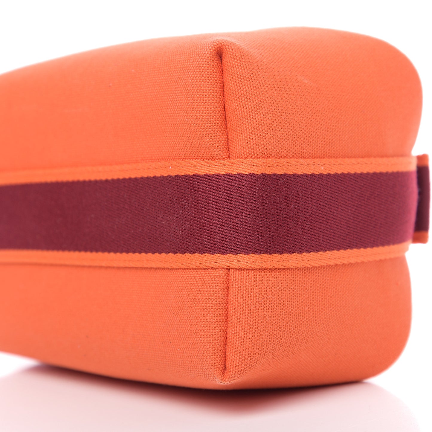 Canvas Small Bride-A-Brac Pouch Orange Burgundy