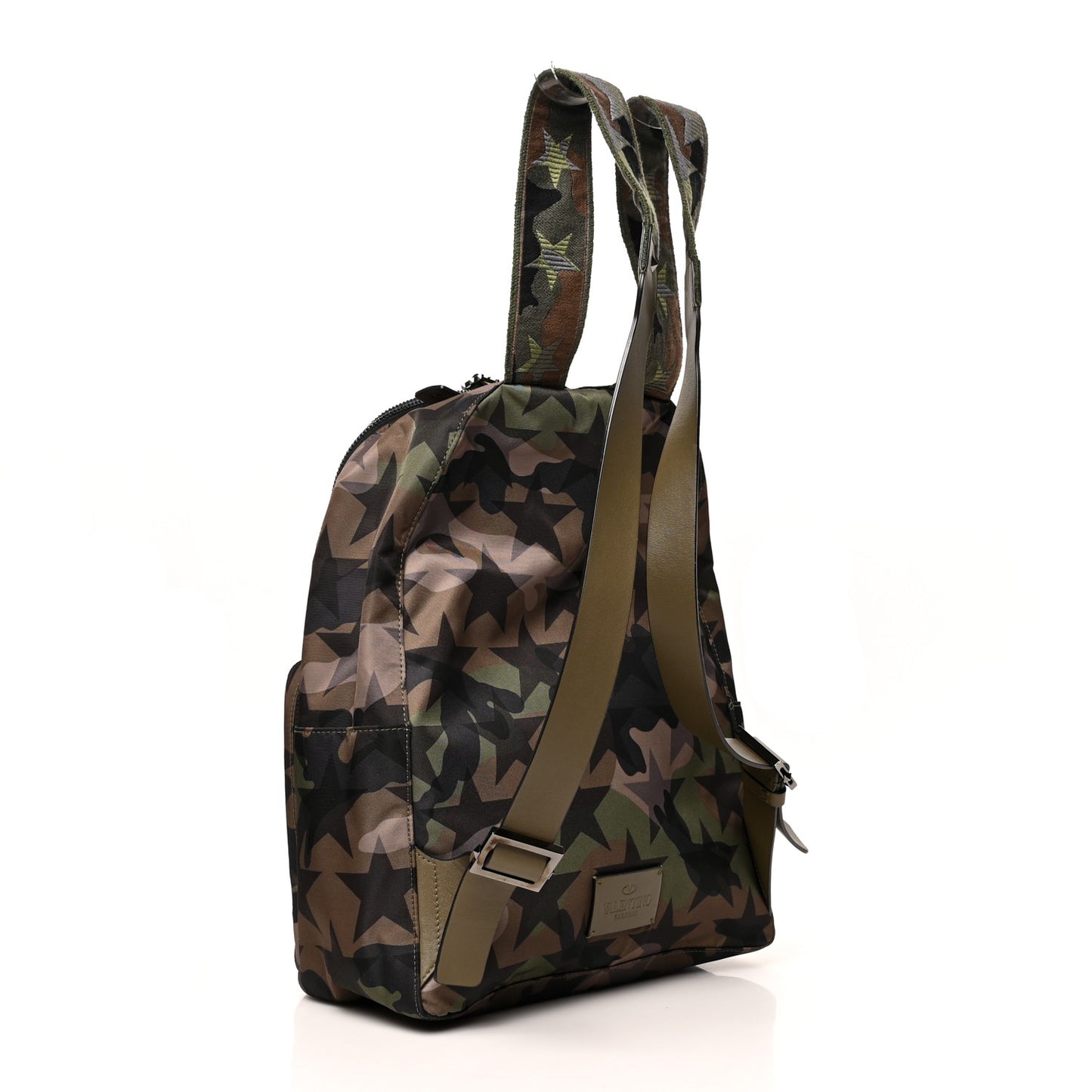 Nappa Canvas Camustars Backpack Army Green