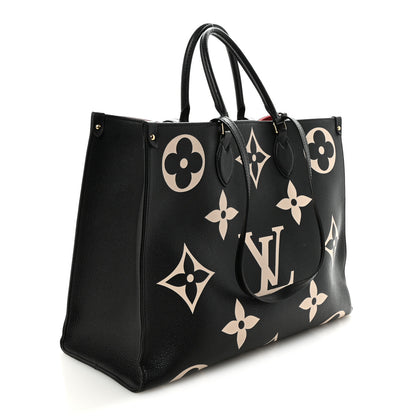 Louis Vuitton Empreinte Monogram Giant Onthego GM Black Beige 3 of 9