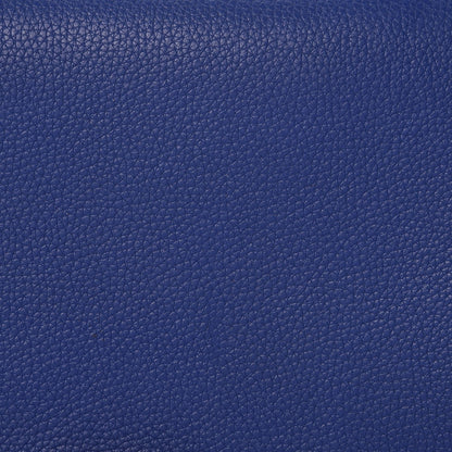 Celine Drummed Calfskin Suede Small Trapeze Indigo 9 of 9