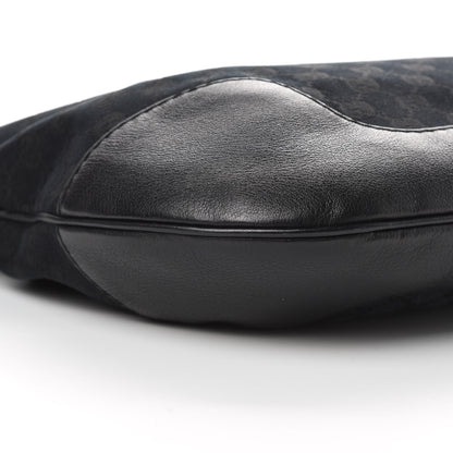 Gucci Monogram Medium Charlotte Hobo Black 9 of 10