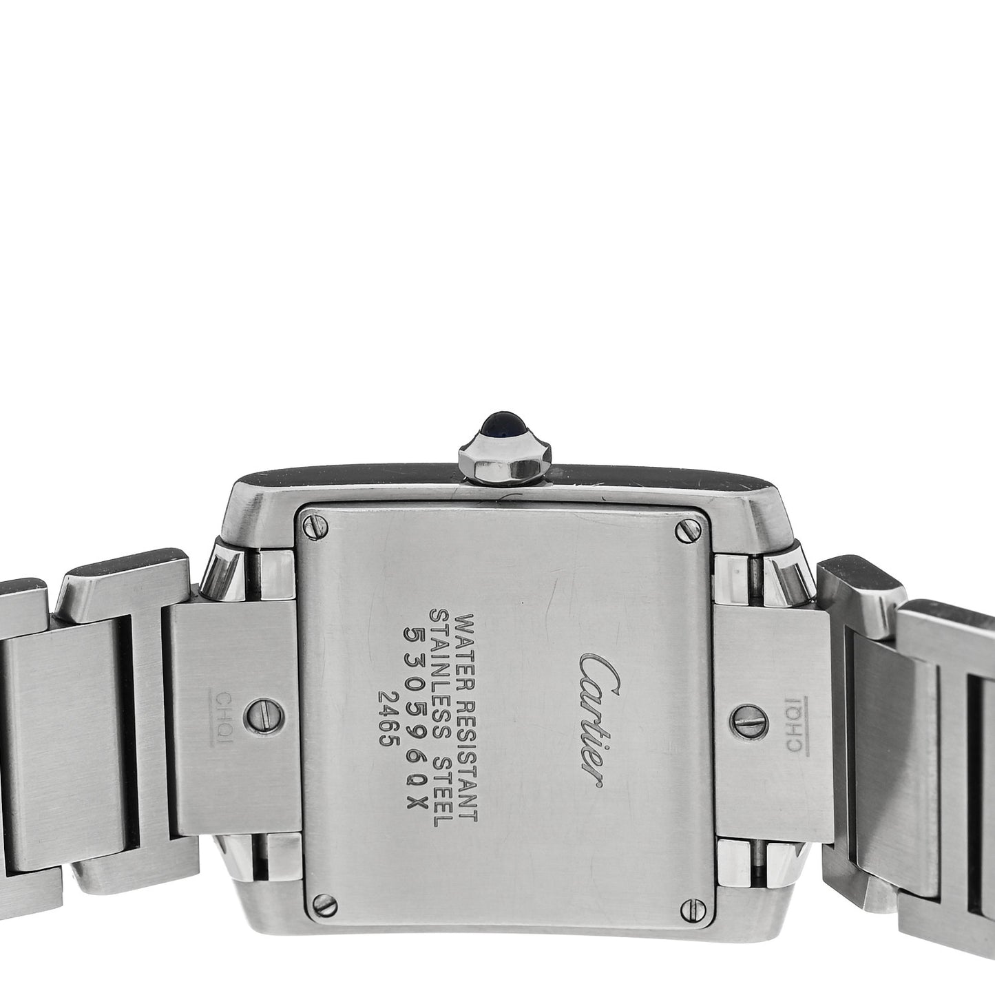 Stainless Steel 25mm Tank Francaise Quartz Watch