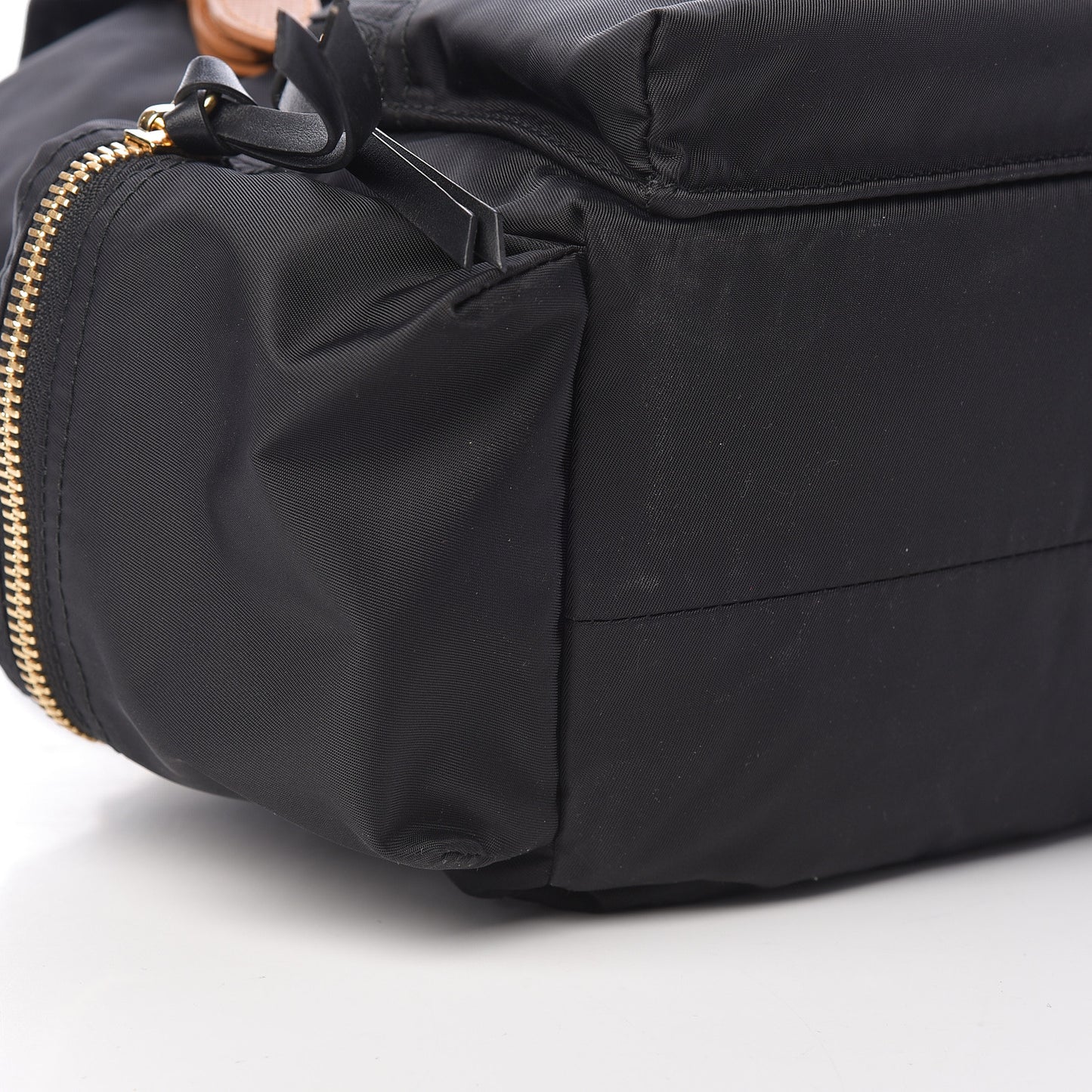 Nylon Medium Rucksack Backpack Black