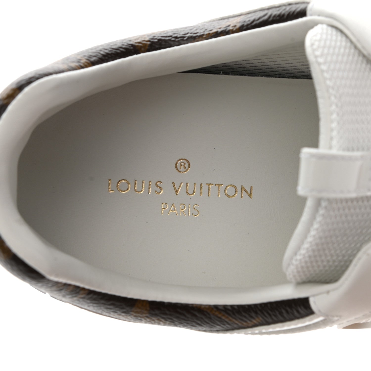 Louis Vuitton Calfskin Monogram Run Away Sneakers 39 White 5 of 9