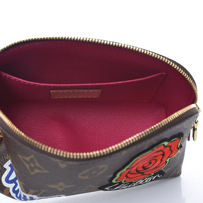 Louis Vuitton Monogram Patches Cosmetic Pouch PM 5 of 7