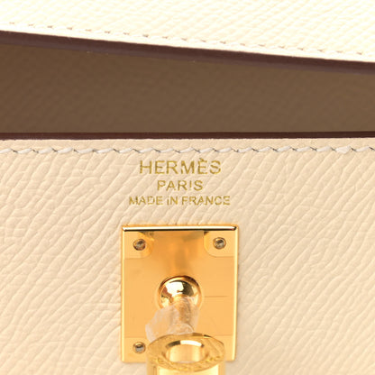 Hermes Epsom Kelly Sellier 25 Nata 6 of 11