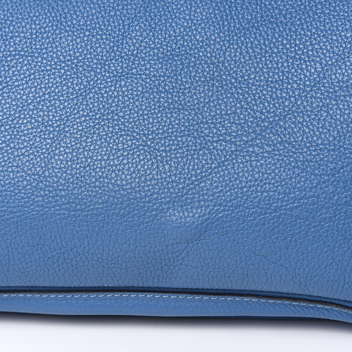 Alexander McQueen Pebbled Calfskin Skull Padlock Tote Blue 11 of 18