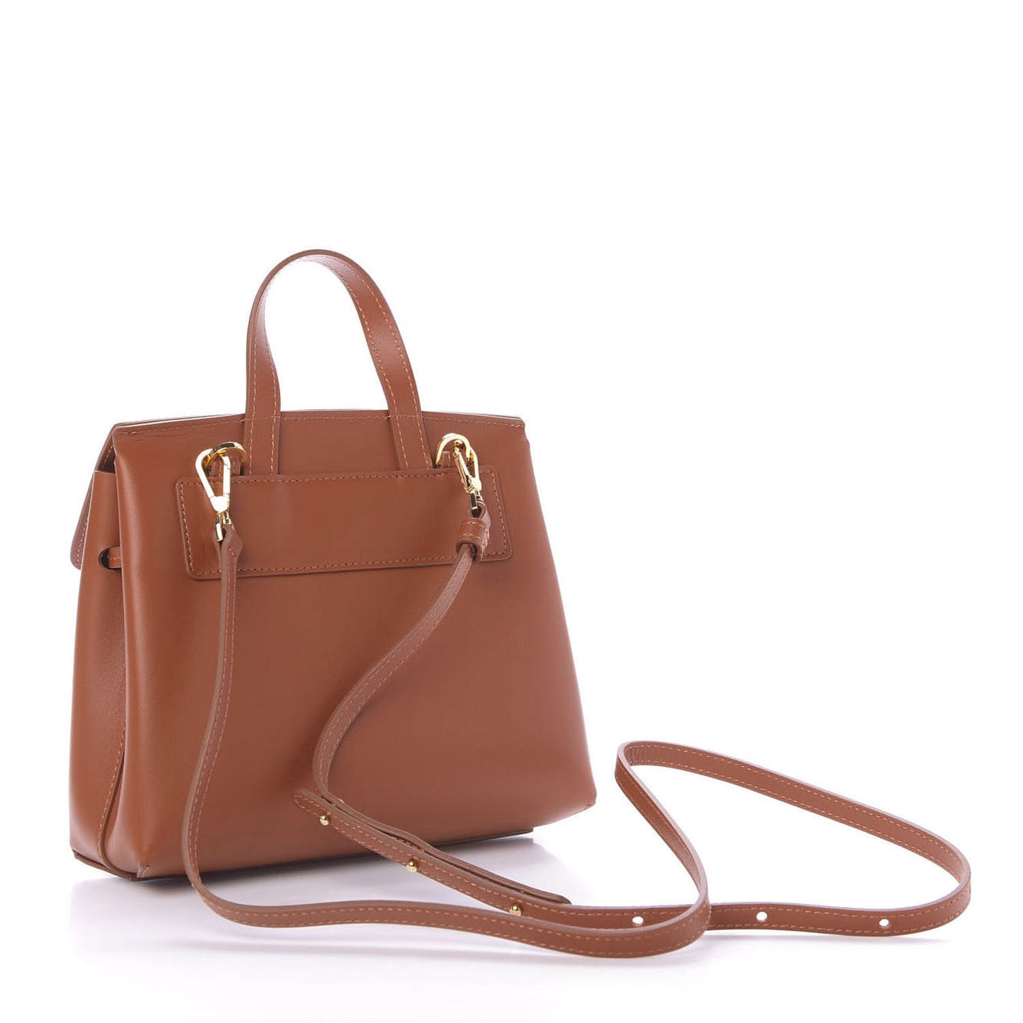 Calfskin Mini Lady Bag Ginger