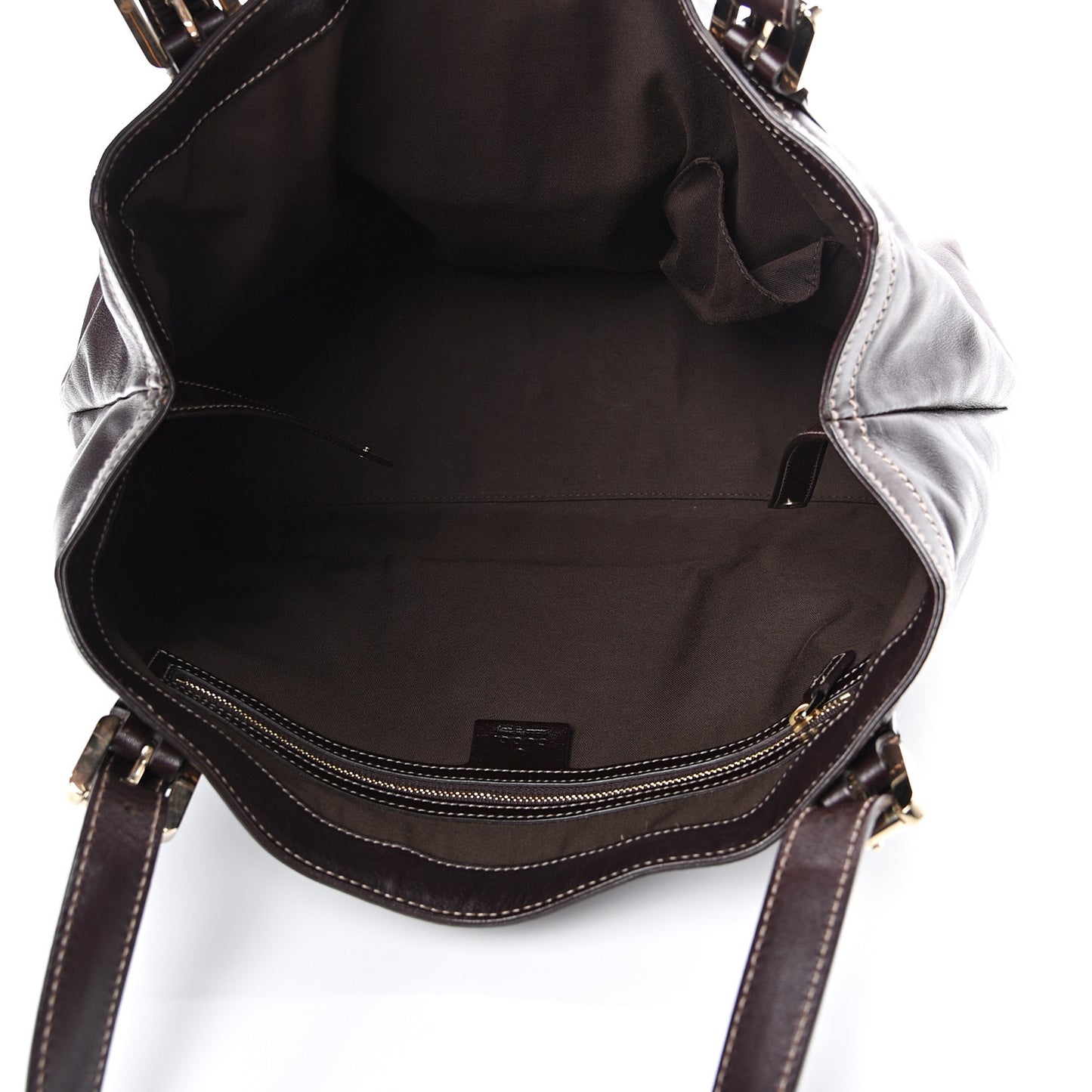 Calfskin Medium Britt Tote Brown
