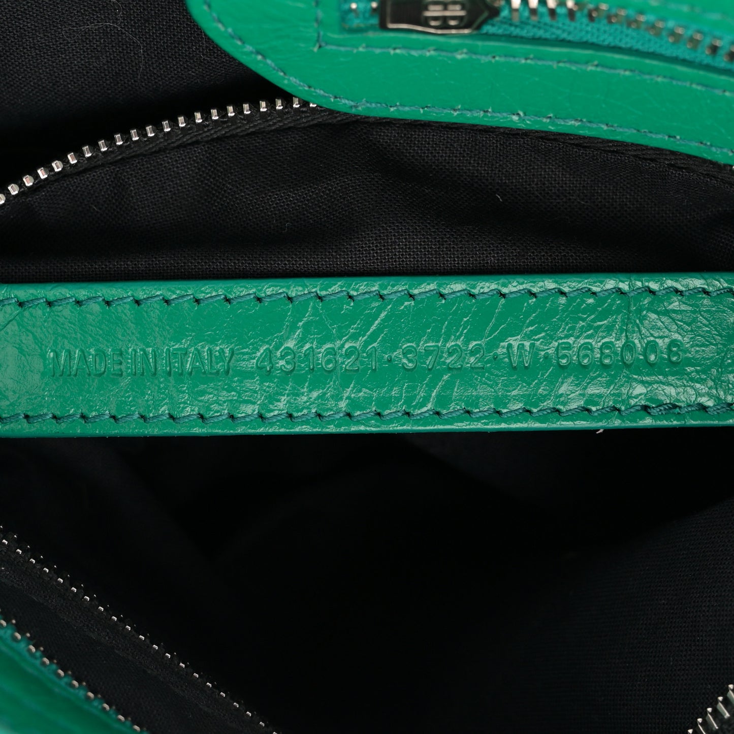 Agneau Classic Silver Hardware S City Magic Green