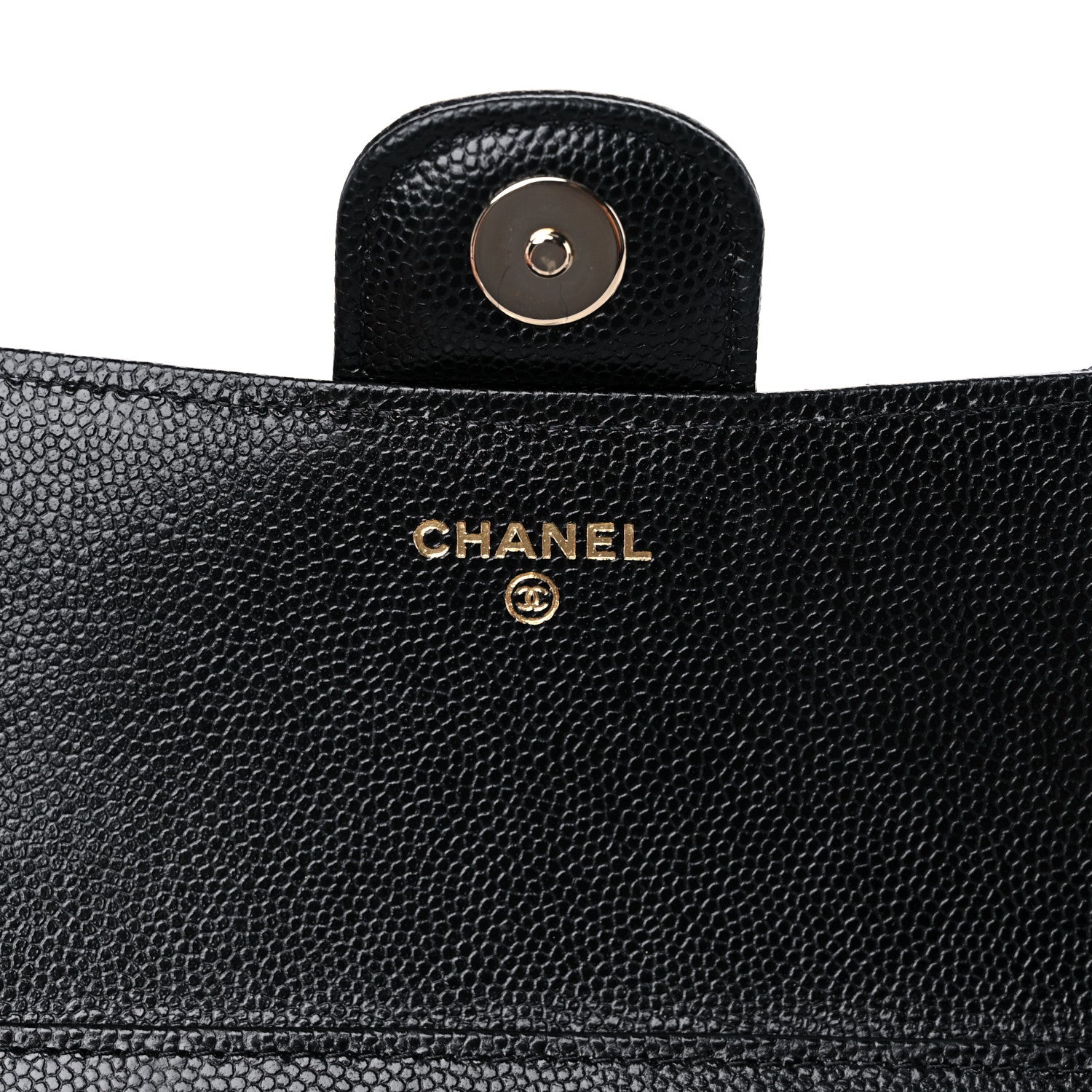 Chanel Caviar Quilted Glasses Case With Chain Black 6 of 11