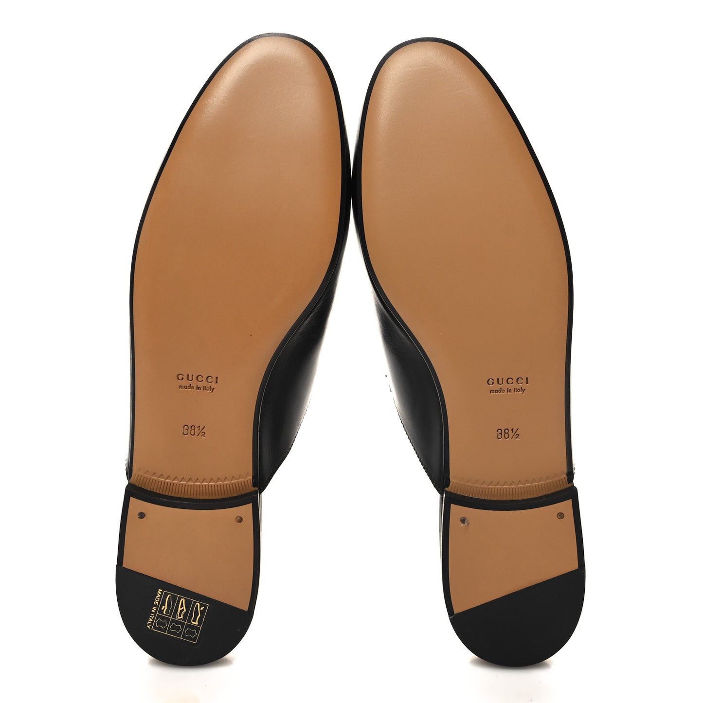Calfskin Womens Princetown Slippers 38.5 Black