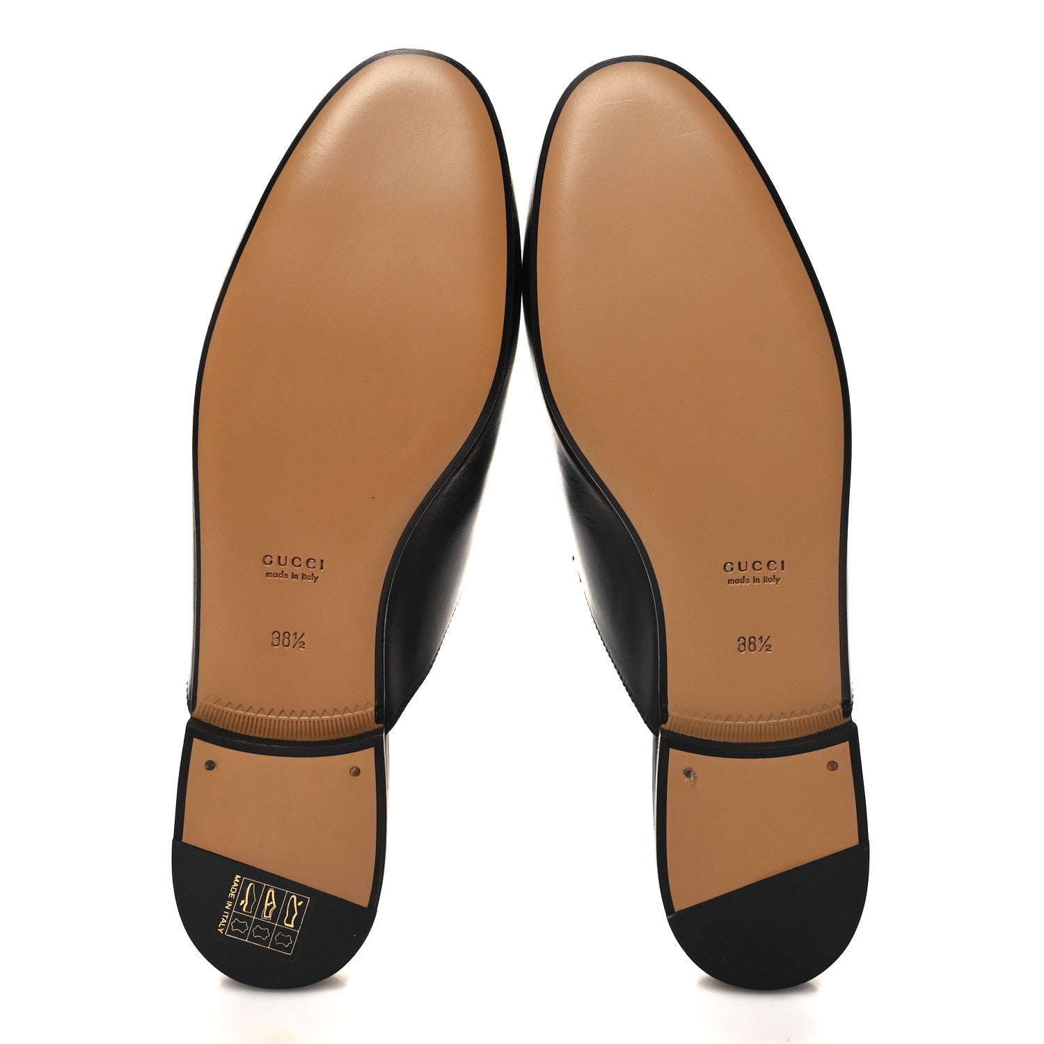 Gucci Calfskin Womens Princetown Slippers 38.5 Black 5 of 9