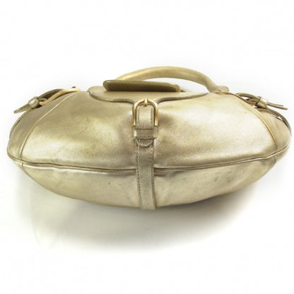 Jimmy Choo Leather Tulita Hobo Gold 4 of 10