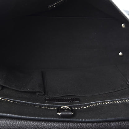 Givenchy Grained Calfskin Medium Shark Lock Satchel Black 4 of 14