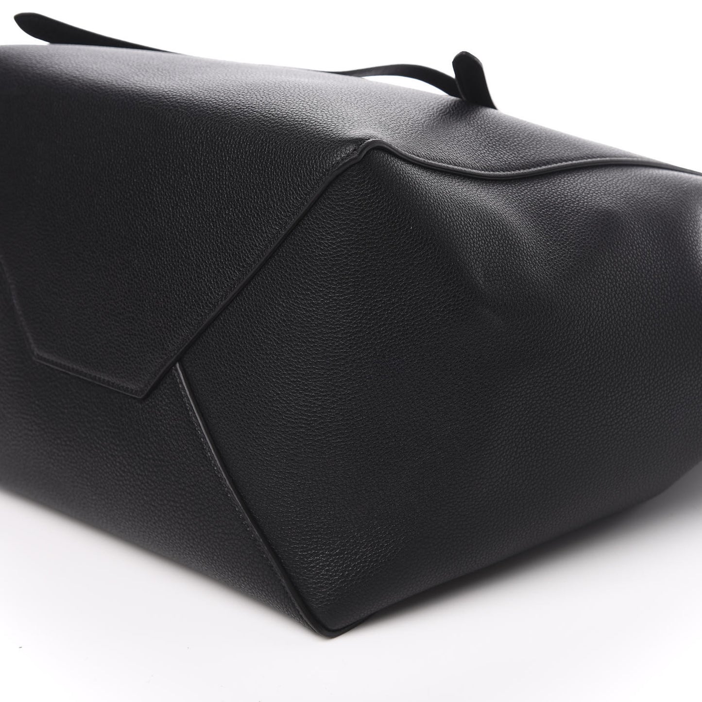 Soft Grained Calfskin Medium Belt Cabas Phantom Black