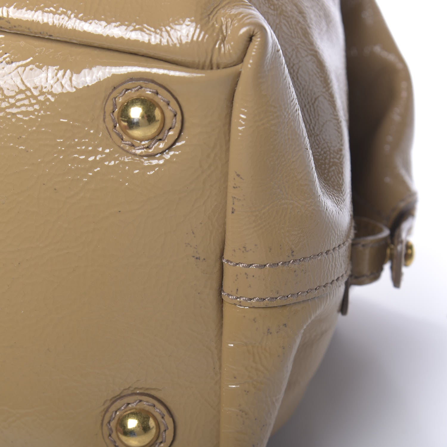 Saint Laurent Patent Small Easy Sac Camel 21 of 22