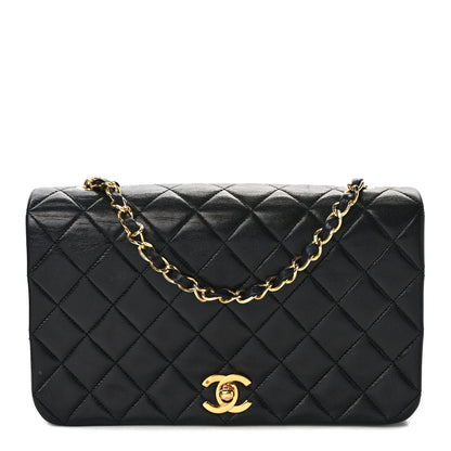 Chanel Lambskin Quilted Small Single Flap Black 1 of 11