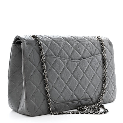 Chanel Aged Calfskin Quilted 2.55 Reissue 227 Flap Grey 3 of 13