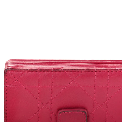 Christian Dior Lambskin Cannage Lady Dior 5-Gusset Card Holder Fuchsia 12 of 12