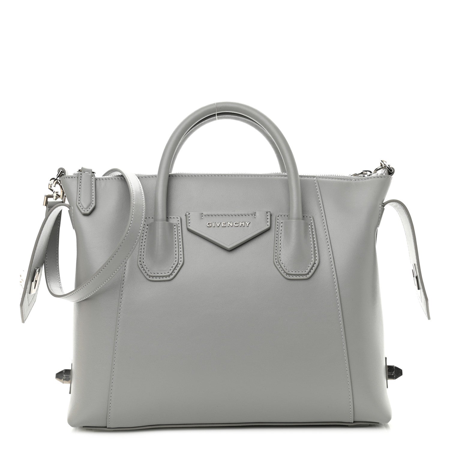 Givenchy Calfskin Small Soft Antigona Pearl Grey 1 of 10