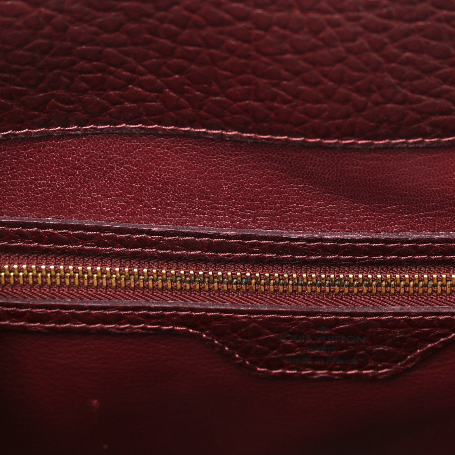 Louis Vuitton Ostrich Lizard Majestueux Tote MM Bordeaux 11 of 13
