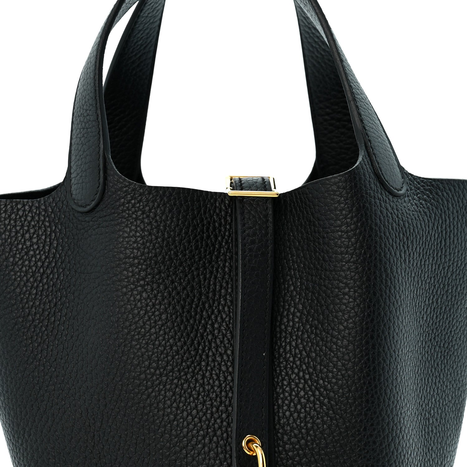 Hermes Taurillon Clemence Picotin Lock 18 PM Black 8 of 13