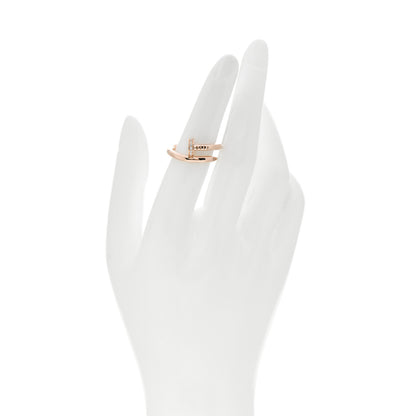 Cartier 18K Pink Gold Diamond Juste Un Clou Ring 54 7 2 of 6