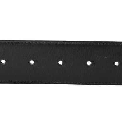 Gucci Moon Calfskin Pearl Double G 40mm Belt 80 32 Black Cream 4 of 4
