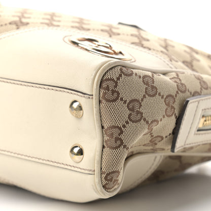 Gucci Monogram Medium New Britt Boston Off White 6 of 12