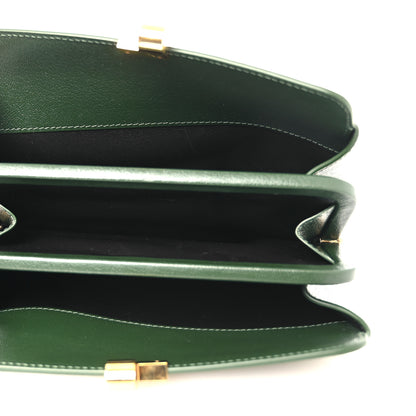 The Row Goatskin Amazon Clutch Seaweed Green 5 of 11