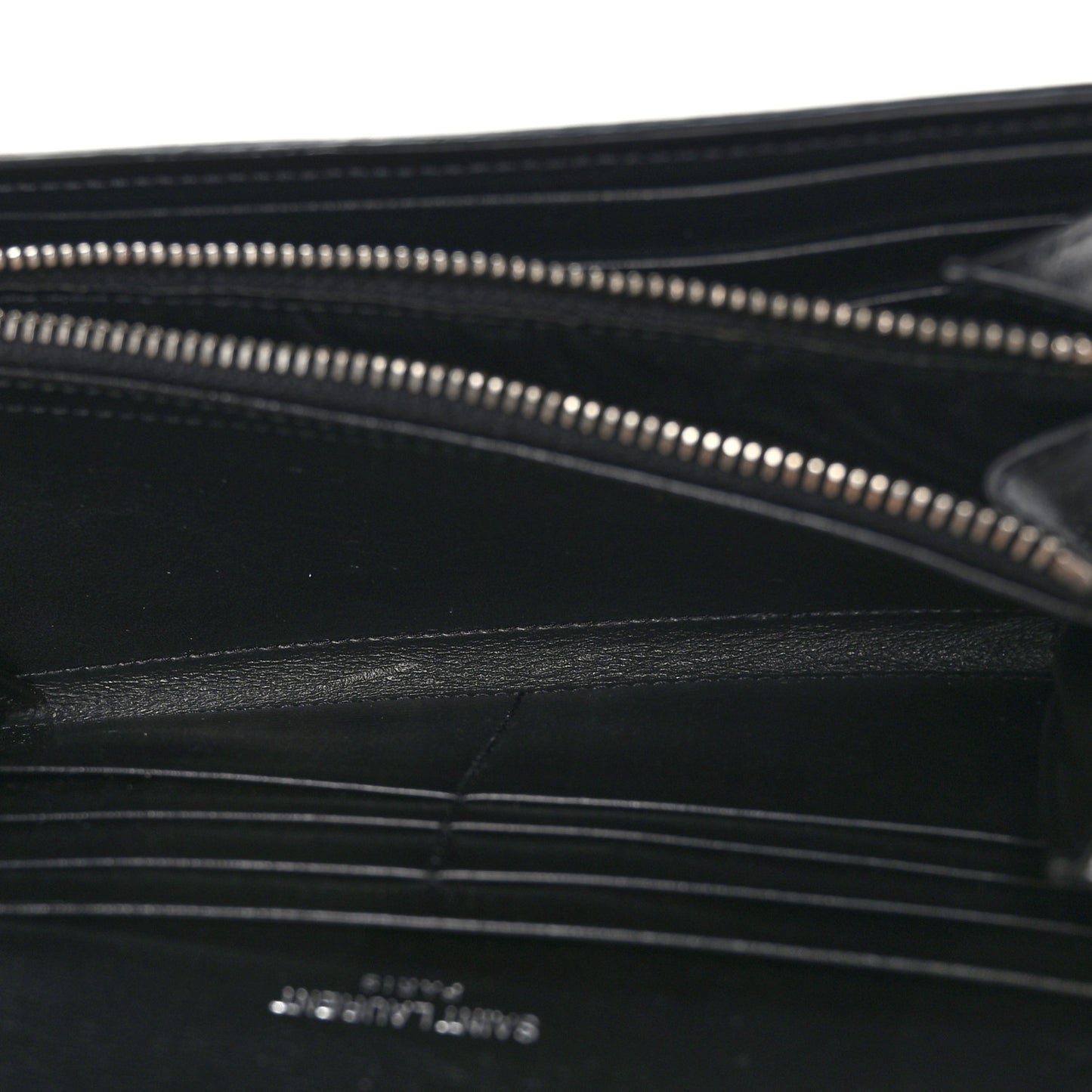 Smooth Calfskin Classic Monogram Cassandre Wallet Black