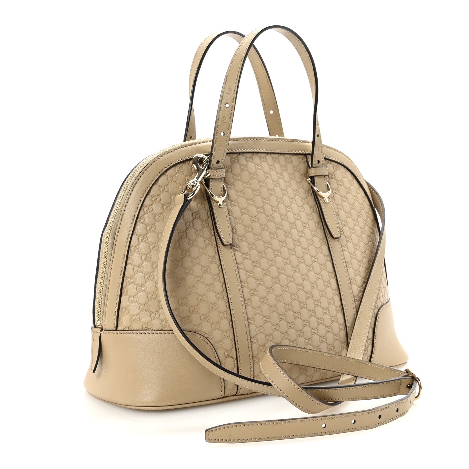 Gucci Microguccissima Small Nice Top Handle Dome Bag Beige 3 of 10