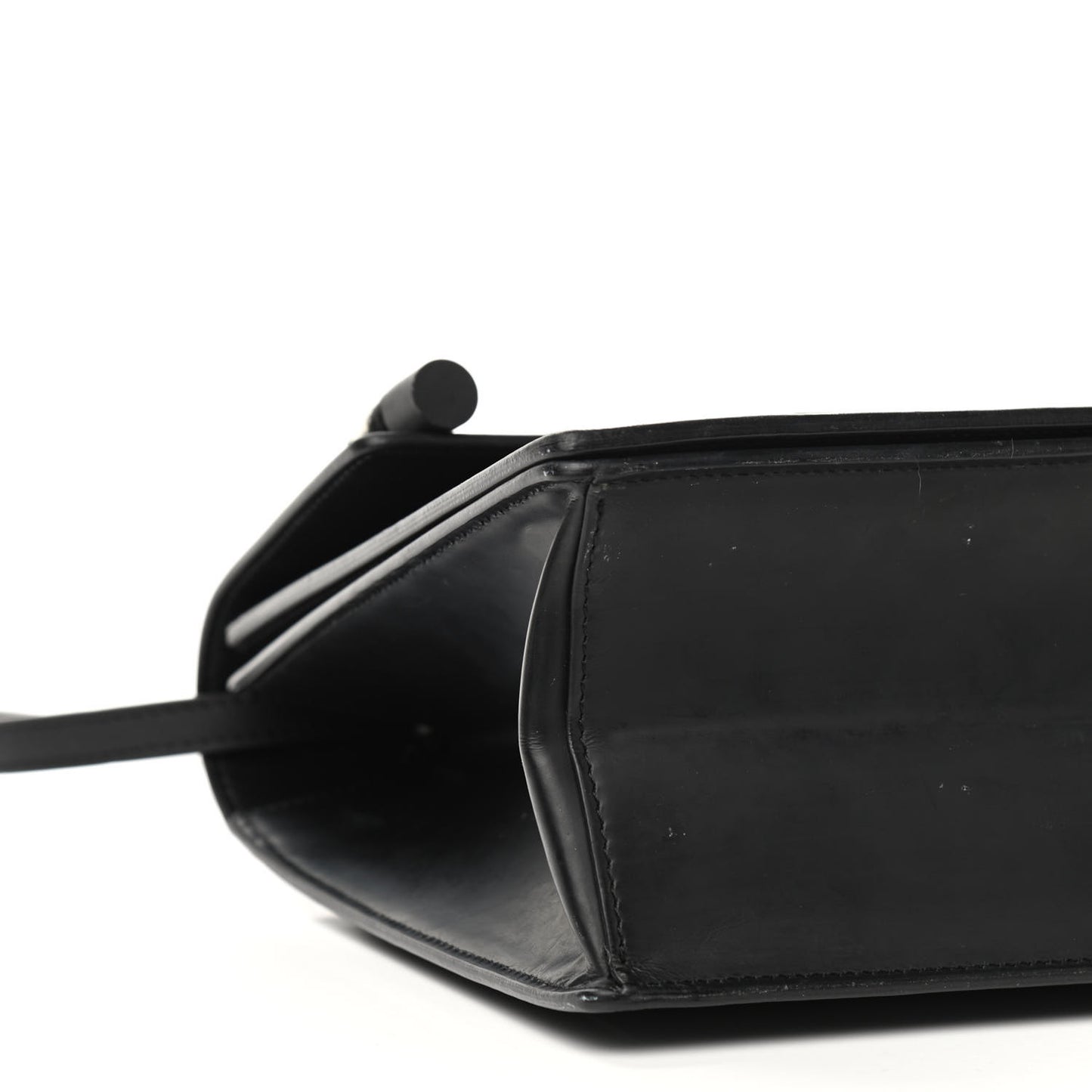 Calfskin 2.8 Jitney Gummy Bag Black